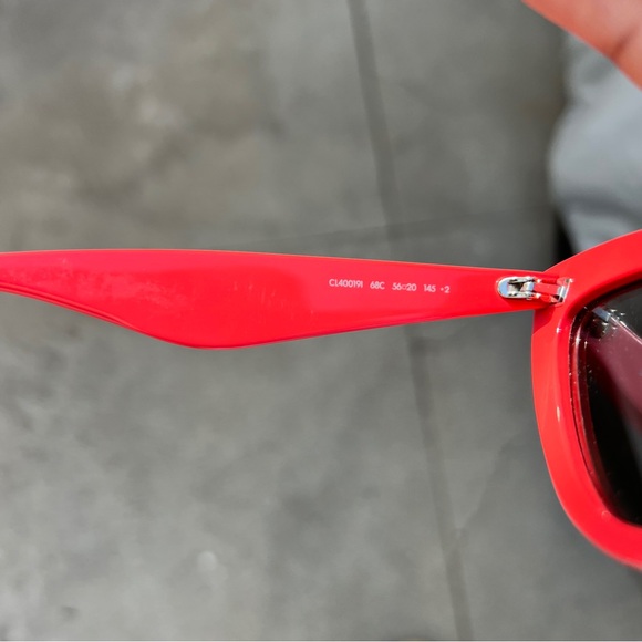 CELINE mirrored cat eye sunglasses - Picture 10 of 11